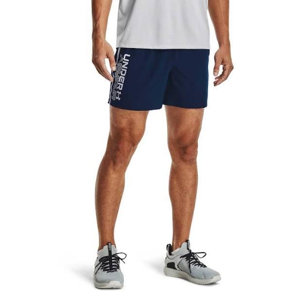 Under Armour Men's Qlifier 5" Wordmark Shorts Navy XXL