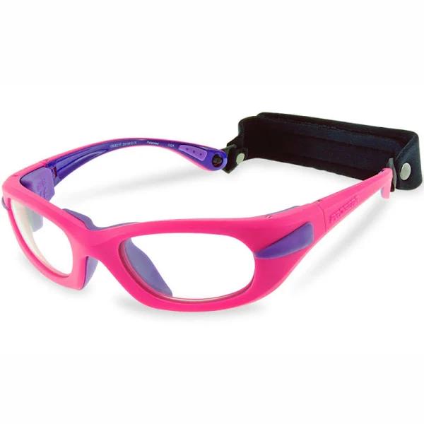 Progear Kids Sports Glasses EG-M1020 Temple - Matte Neon Pink 13 - Medium Size 52