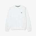 Lacoste Men's Classic Fit Crew Neck Fleece Sweatshirt White Size XL