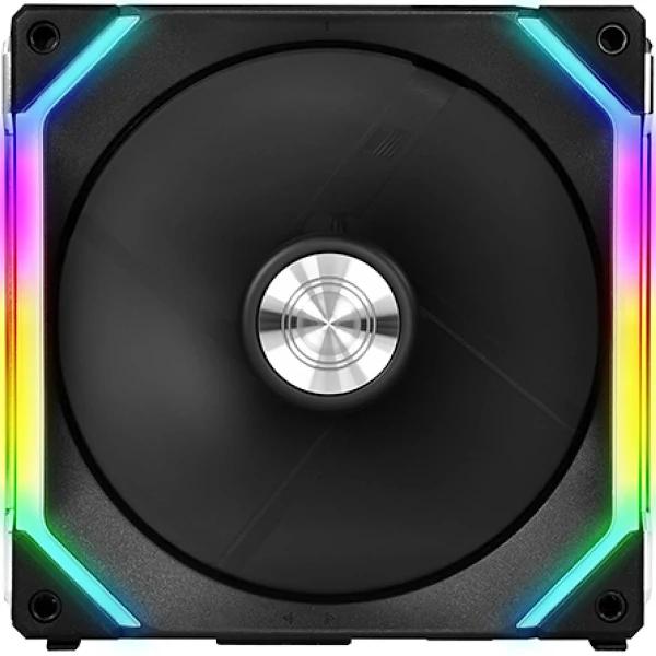 Lian Li Uni SL120 RGB LED 120mm Black Case Fan - 3 Pack With Controller