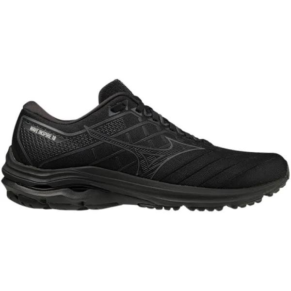 Mizuno | Womens Wave Inspire 18 (Black/Black) 11