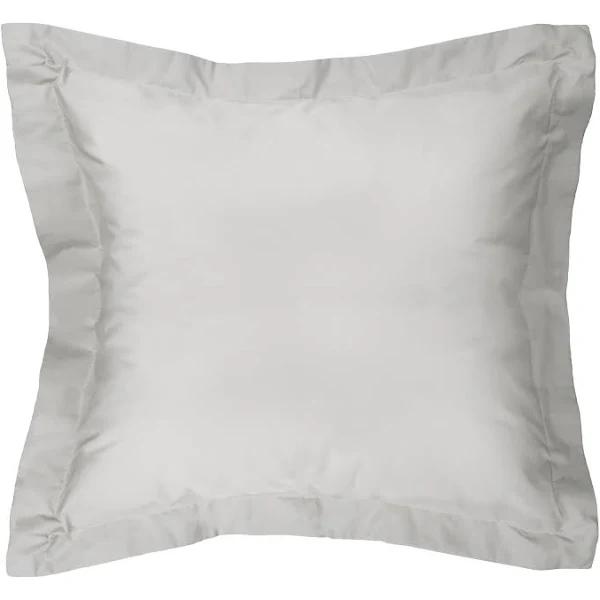 Algodon 300THC Cotton Percale European Pillowcase Silver