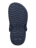 Crocs Classic Lined Clog - Kids' Navy/Charcoal, 2.0