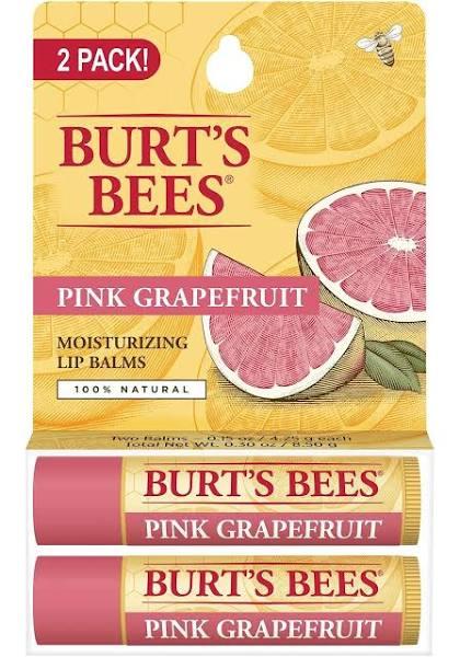 Burt's Bees Lip Balm Blister Pack Pink Grapefruit