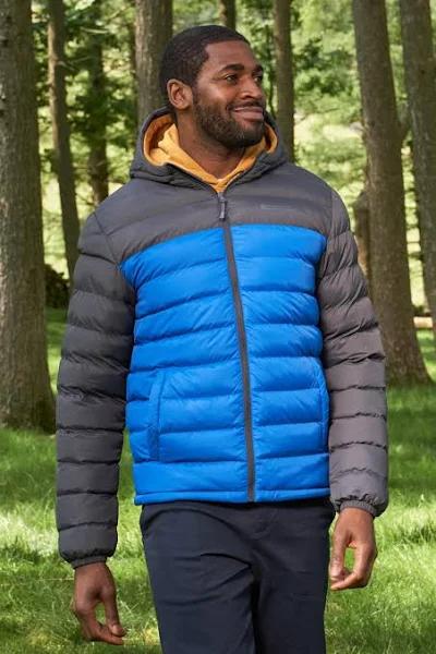 Mountain Warehouse Seasons Mens Padded Jacket - Blue | Size 4XL