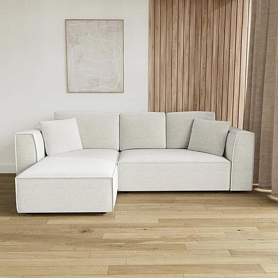 Apartment 02 Fabric Modular Sofa White by Freedom