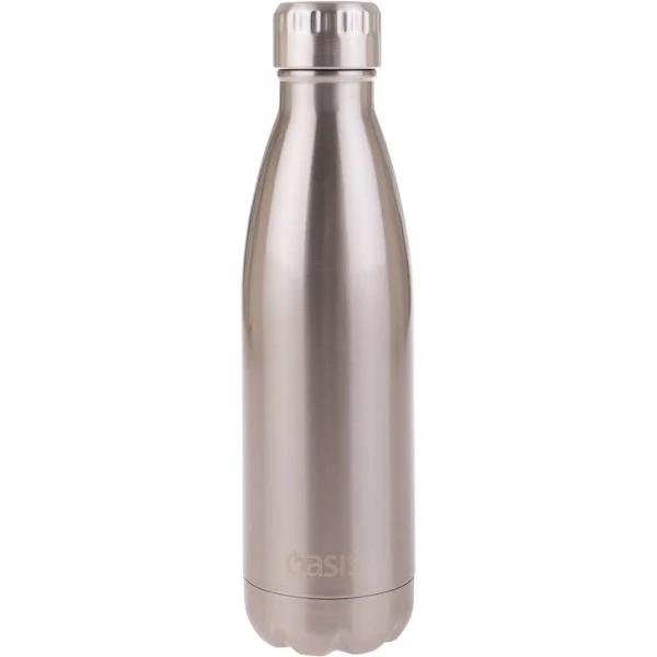 Oasis Insulated Drink Bottle Stainless Steel 500ml Silver