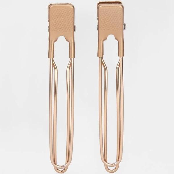 Kmart 2 Pack Blow Dry Clips-Gold Look