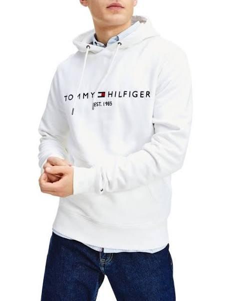 Tommy Hilfiger Tommy Logo Hoody in White XS