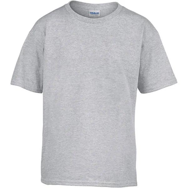 Gildan Childrens/Kids Softstyle T-Shirt Sports Grey 7-8 Years