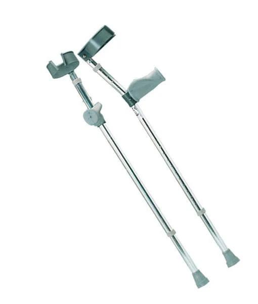 Ergonomic Grip Forearm Crutches - Pair (Type: Large)