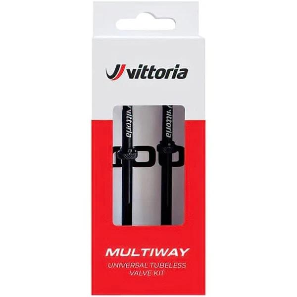 Vittoria Multiway Tubeless Valve - 80mm / Black