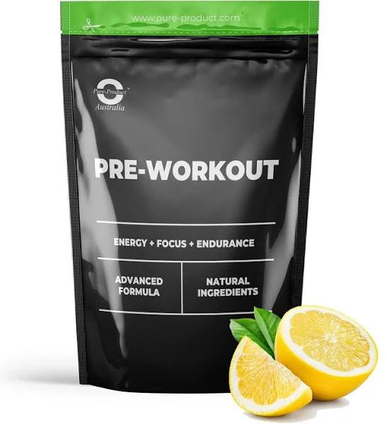 Pure Product Australia Pre Workout Lemon 300g