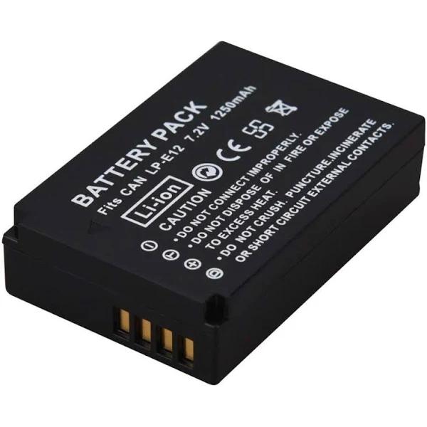 minidigital LP-E12 Battery for Canon EOS Kiss M 100D M10 M50 M100 Rebel SL1 SLR Camera