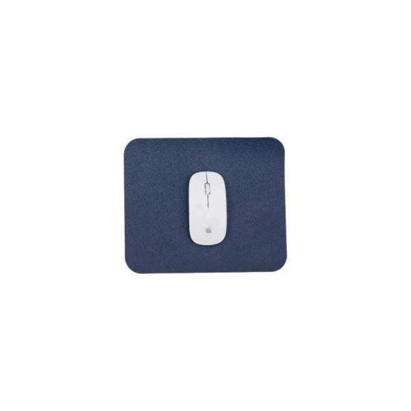 Large Leather Mouse Pad Gaming Waterproof Mousepad Desk Mat Anti-slip Rubber AU - Navy 25*21cm