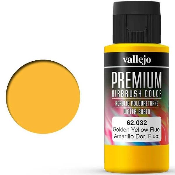 Vallejo - Premium Colour - Fluorescent Gondel Yellow 60 ml