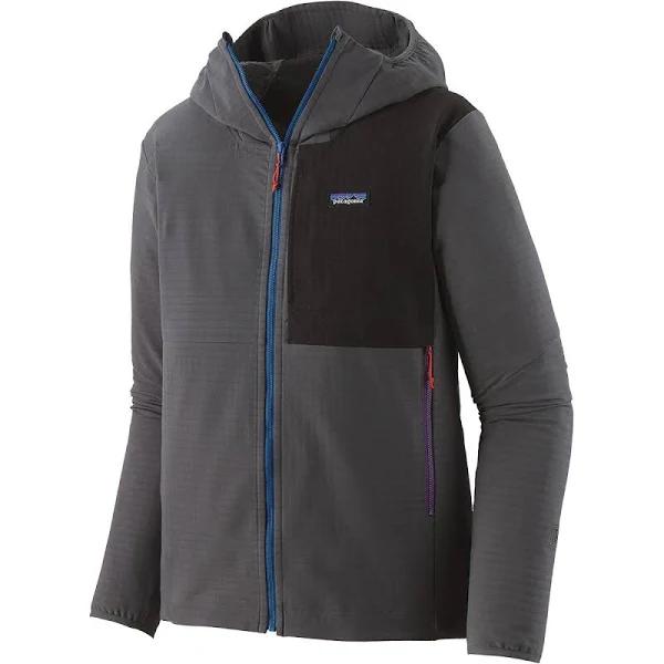 Patagonia R1 TechFace Hooded Fleece Dark Grey - M