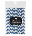 Paper Straws - Bright Royal Blue