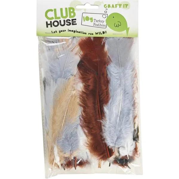 Club House Mixed Turkey Feathers