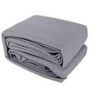 Instahut 4 x 5m Rectangle Shade Sail Cloth - Grey