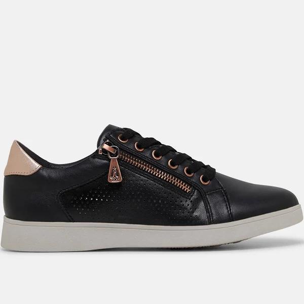 Hush Puppies Mimosa Perf Sneaker in Black/Copper Black 11