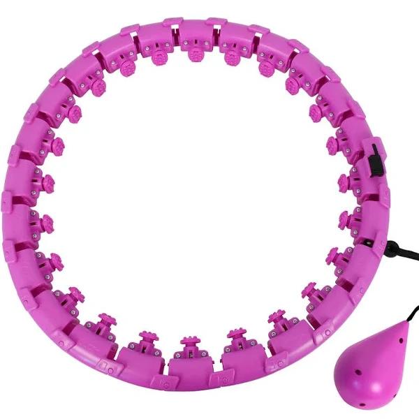 Advwin Weighted Hula Fitness Hoops for Weight Loss (Purple)