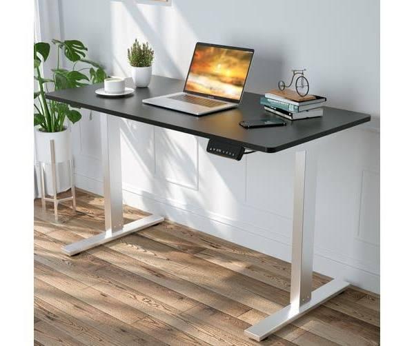 Standing Desk Electric Adjustable Height Matte Black