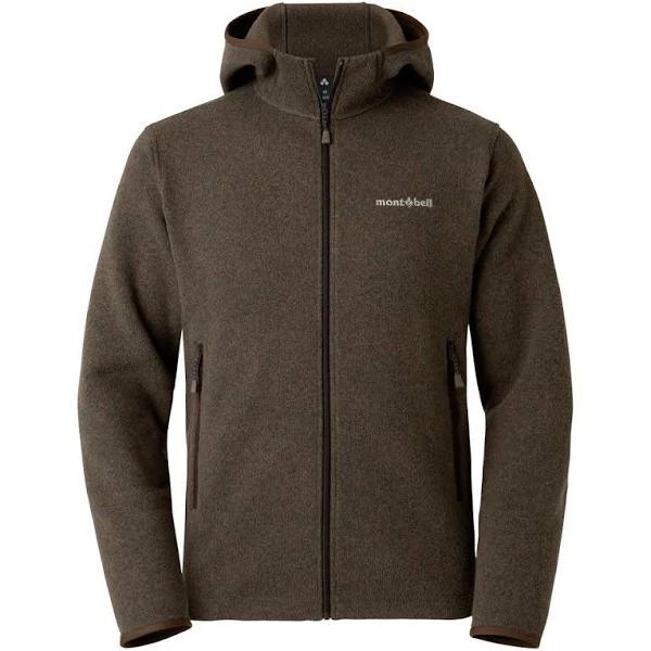 Montbell Mens Climaplus Knit Parka Dark Brown / XL