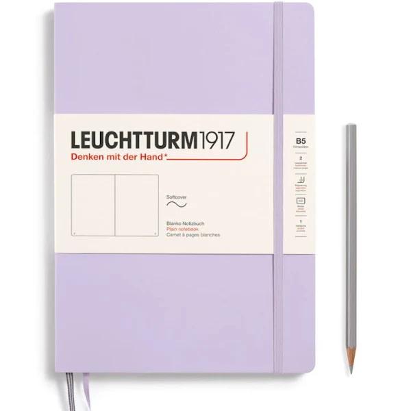 Leuchtturm1917 Composition Notebook Soft Cover - B5 - Plain - Lilac