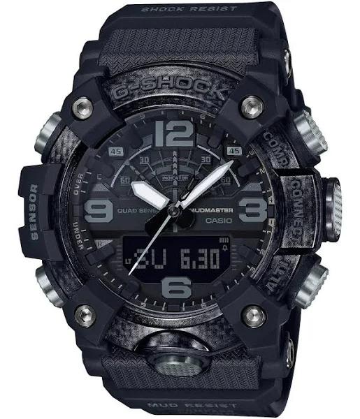 Casio Men's Mudmaster Black Dial Watch - GGB100-1B