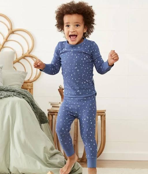 ergoPouch Long Sleeve Pyjamas 1.0 TOG, Night Sky / 5 Y