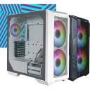 Cooler Master HAF 500 ARGB Mid-Tower E-ATX Case - White