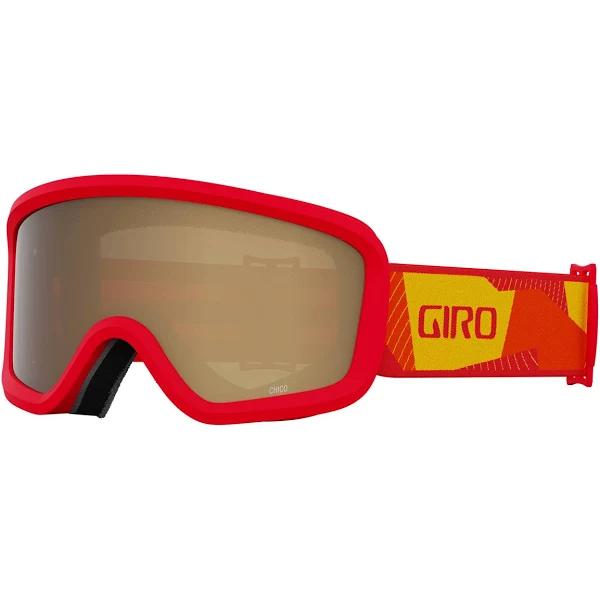 Giro Chico 2.0 Goggles - Kids Red Geo Camo - AR40 | Rhythm Snowsports