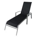 Hartman Silver/Abyss Opus II Sling Lounge Aluminium Gloss