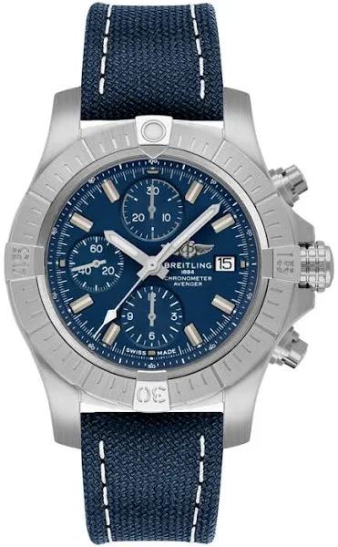 Breitling Avenger Chronograph Blue Men's Watch A13385101C1X1