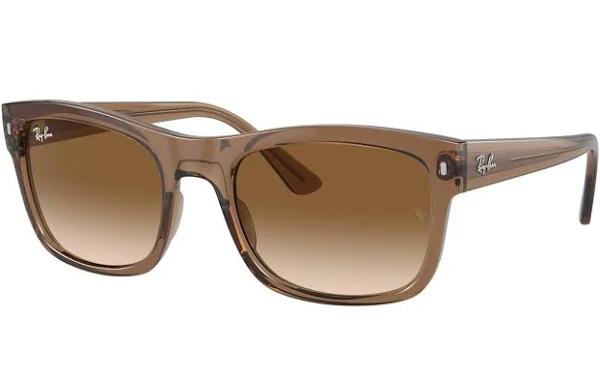 RB4428 Transparent Light Brown Frame Brown Lenses