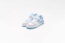 New Balance Unisex 550 White/Blue Haze/Rain Cloud - Size 4