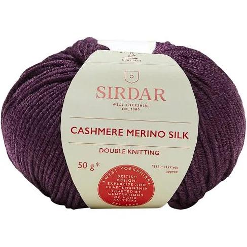 Sirdar Cashmere Merino Silk DK - Downton Violet (419)