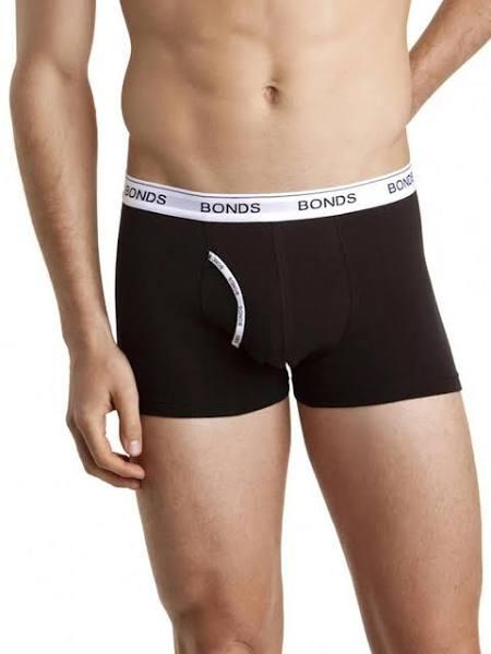 Bonds Guyfront Trunk - Black & White