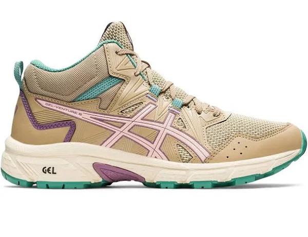 ASICS Women's Athletic Shoes GEL-Venture 8 MT - Color: Wood Crepe/Rosequartz - 9 Medium US