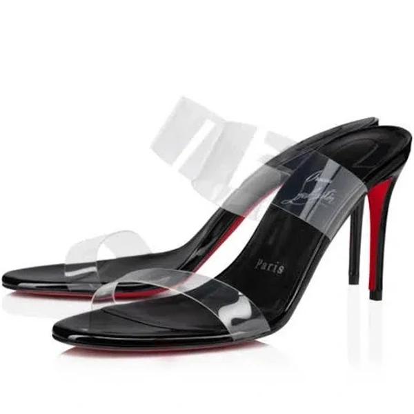 Christian Louboutin Just Nothing Slide Sandal Transparent