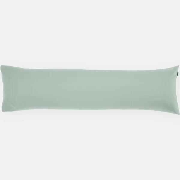 Linen House Lifestyle Hotel Augusta 500THC Cotton Sateen Body Pillowcase Green Gum