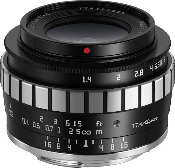 TTArtisan 23mm f/1.4 APS-C Lens for Canon EOS-M (Black & Silver)