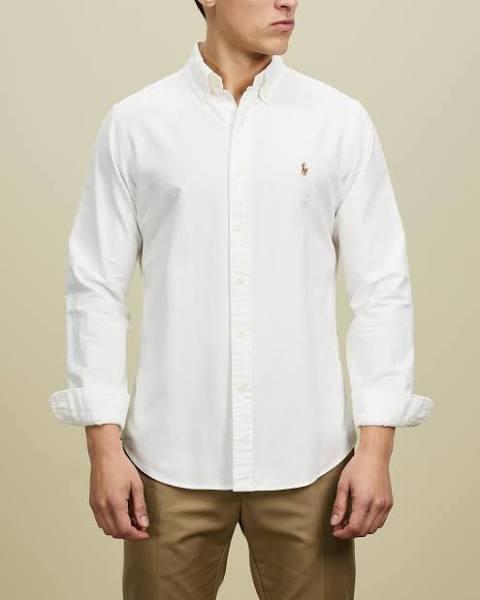 Polo Ralph Lauren - Custom Fit Button Up Shirt in White