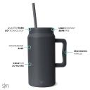 Simple Modern 50 oz Mug Tumbler with Handle and Straw Lid | Reusable Insulated Stainless Steel Large Travel Jug Water Bottle | Gifts for Women Men