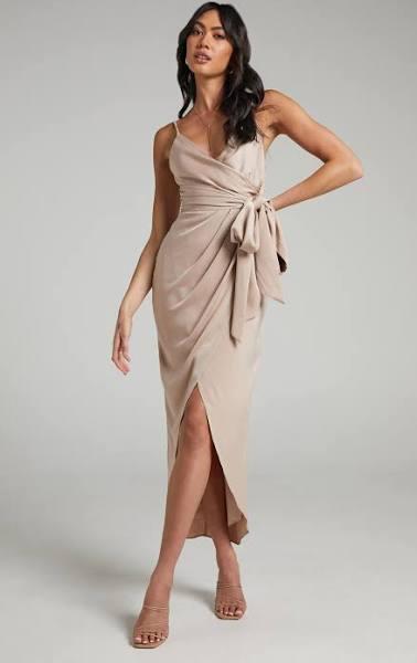 How Will I Know Dress in Champagne - Showpo Formal Dresses - 16 (XXL)