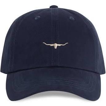 RM Williams Mini Longhorn Cap One Size Navy / Bone