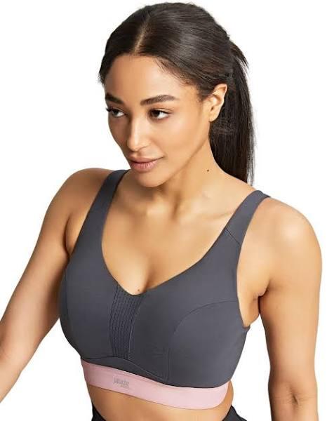 Panache Ultra Perform Non Padded Sports Bra Charcoal / 32G