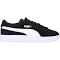 Smash V2 Suede Jr Sneakers - Youth 8-16 Years in Black/White, Size 5 by Puma