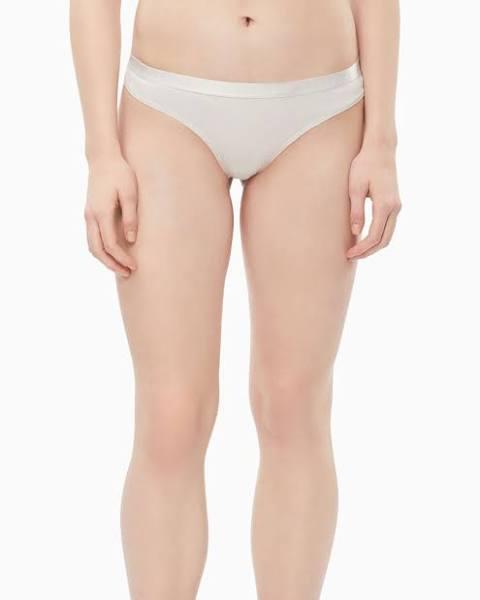 Cotton Essentials Thong Grey M